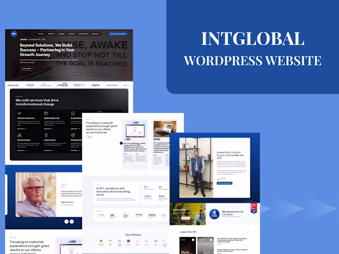 INT GLOBAL | Wordpress Website