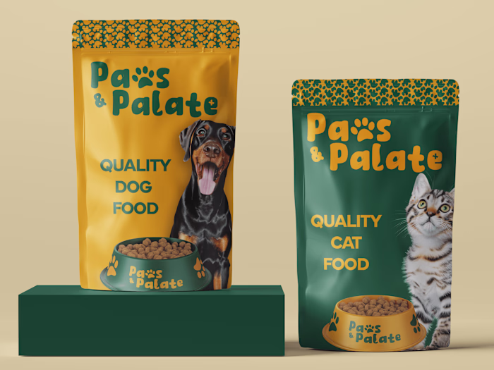 Paws & Palate 🐾 - Pet Food Brand Identity