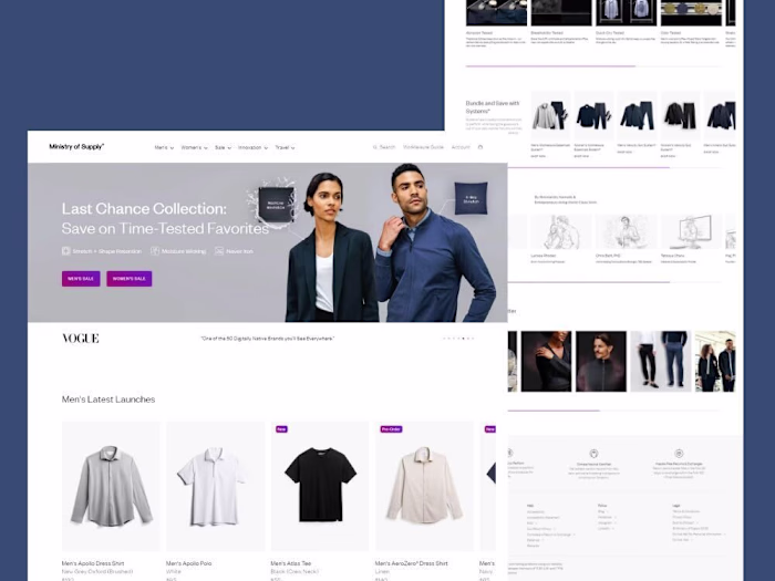 Clothing brand needed a website that wowed & sold.
