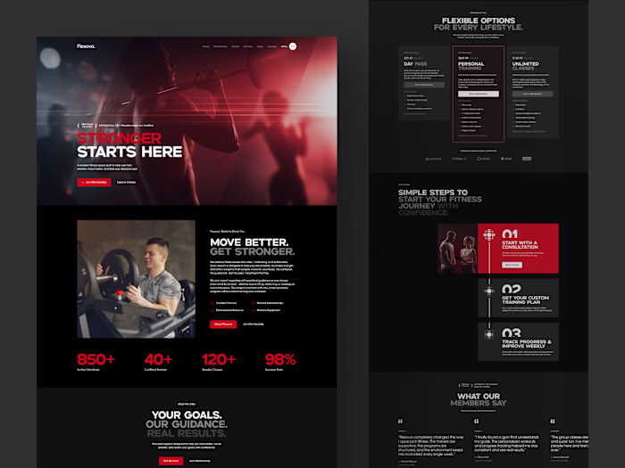 Flexova — Fitness & Gym