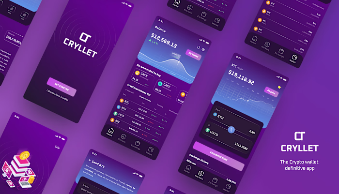 UI UX Design - Crypto Currency app - Case of Study