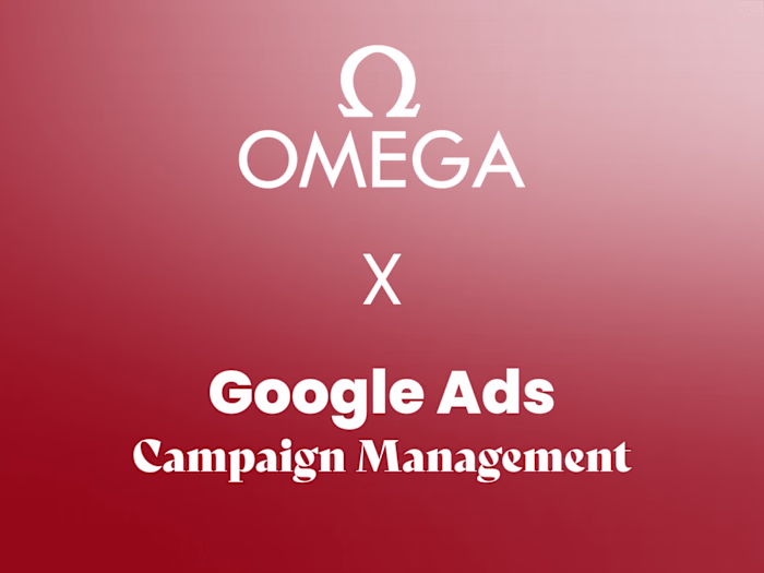 OMEGA Watches | Google Ads Campaign Management