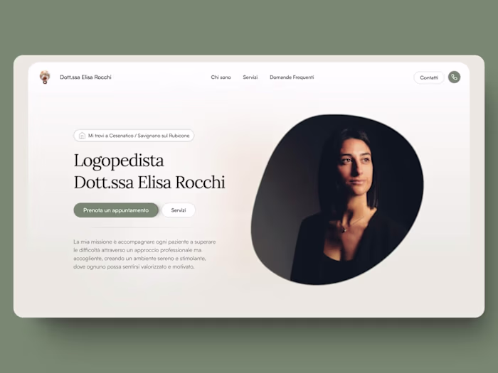 Speech Therapist - Professional Website