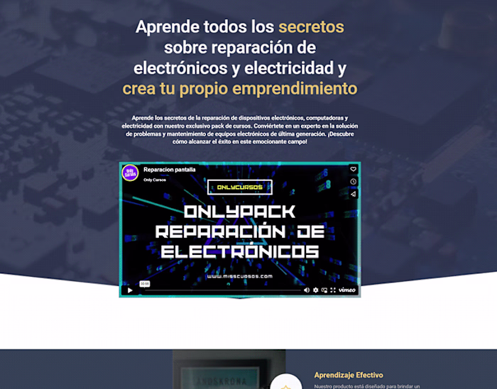 Landingpage Onlycursos | Behance :: Behance