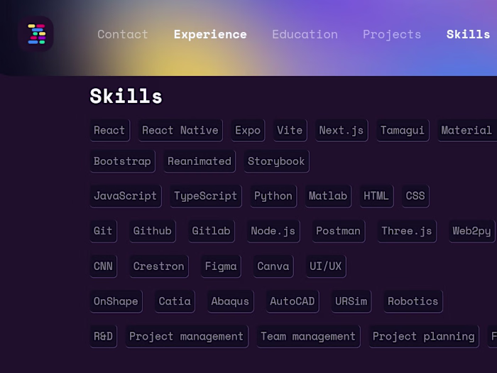 Personal portfolio