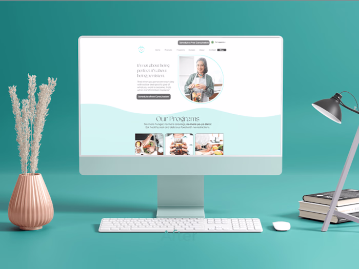 GI NUTRIVIDA- Website Design and Logo Redesign