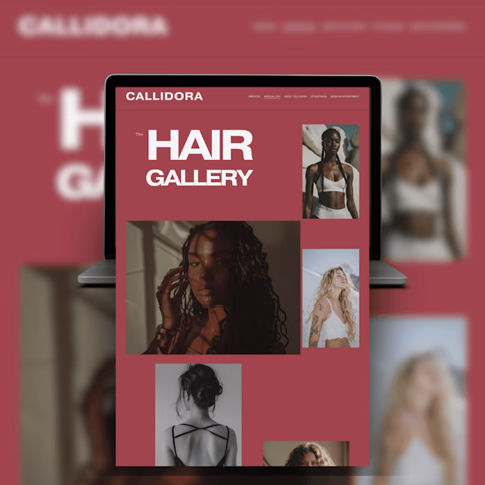 Callidora - Website for Hair Stylists