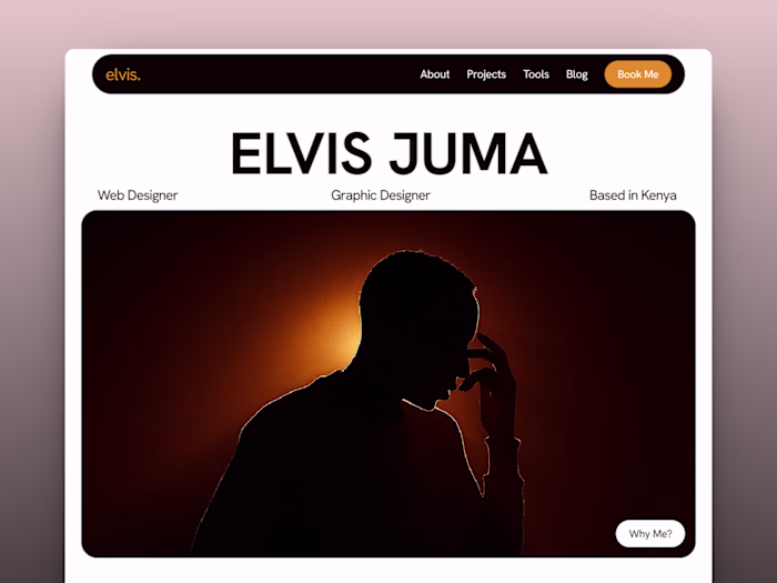 I couldn't be left behind. Here's my latest website. My own ...