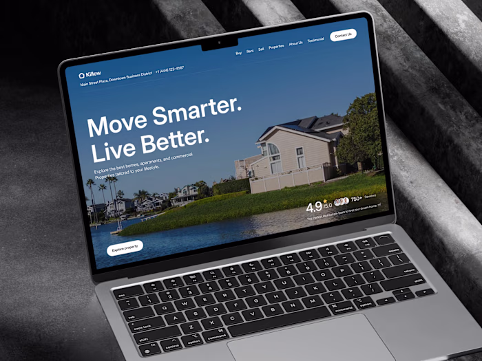 Real‑Estate Website UI/UX – Property Listing & Search Web Ap...