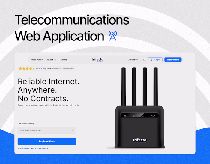 Telecommunications Web Application