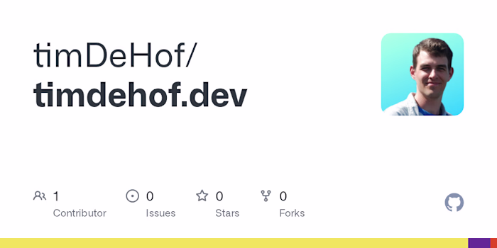 Timothy DeHof - 3D Portfolio Website