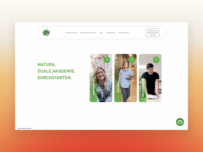 Duale Akademie Website Redesign and Development