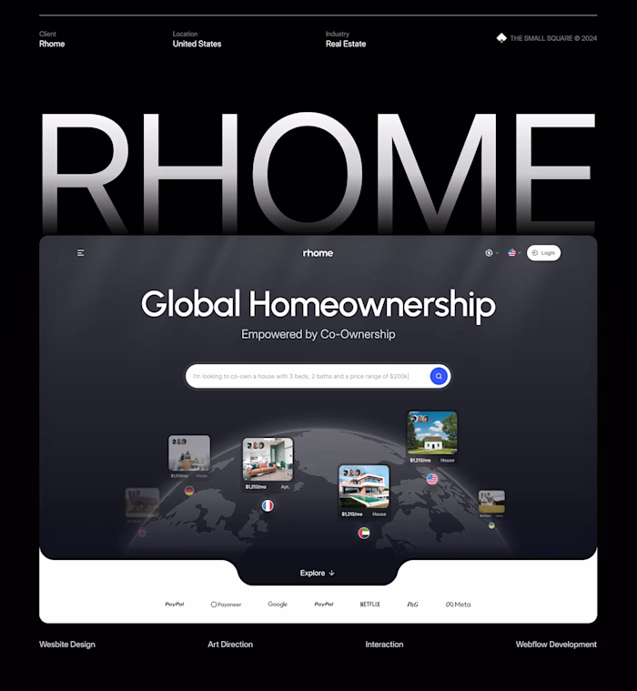 Rhome Website Design Case Study