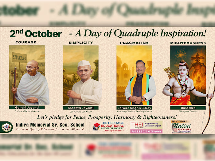 A cultural-educational campaign uniting Gandhi Jayanti, Shas...