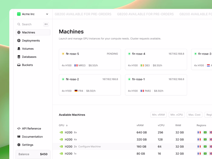 Sesterce - First-Class European AI Cloud Provider