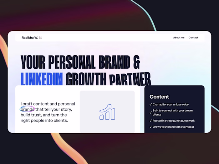 Surprise Website Gift for Rasikha