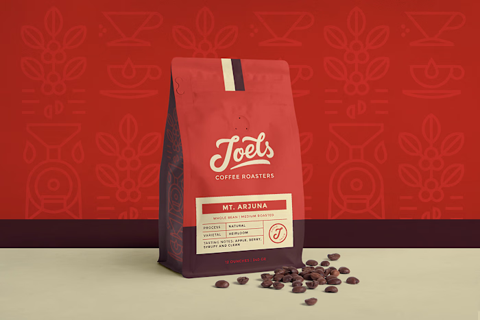Joels Coffee Company | Type-Based Branding