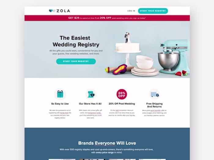 Website Landing Page