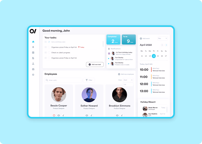 HR Management System for Orion Innovation