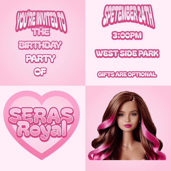 Birthday Invitation Sample