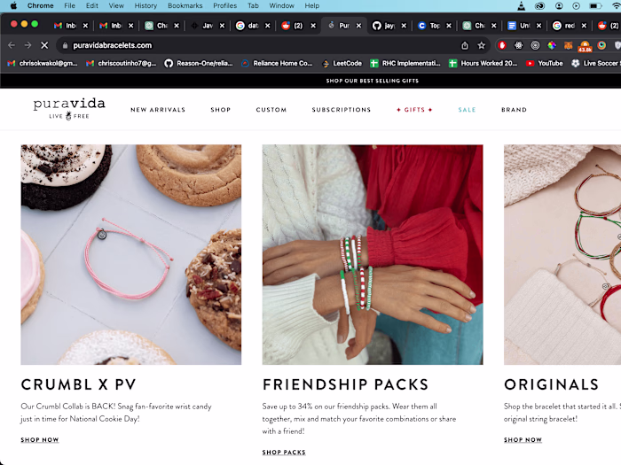 E-commerce website with React and Node.js