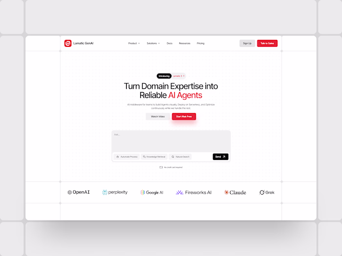 AI workflows, visual builder website
Turn
