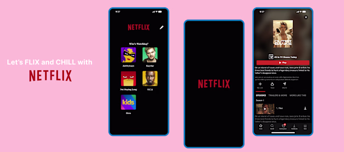Netflix App UI redesign on Behance