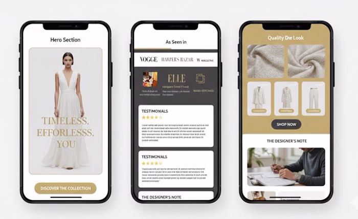 In Fashion, your website is