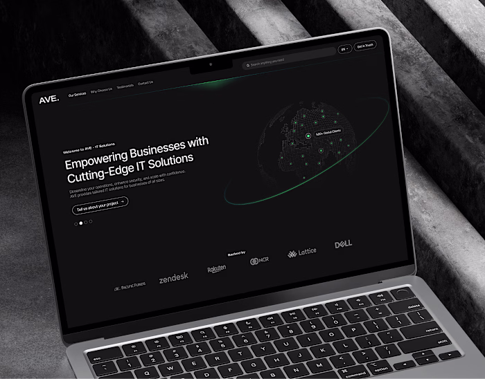 IT Solutions Service Landing Page