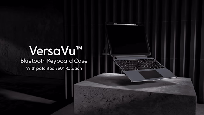 VersaVu Bluetooth Keyboard Case 3D animation 