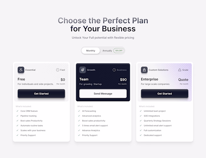 Pricing Section