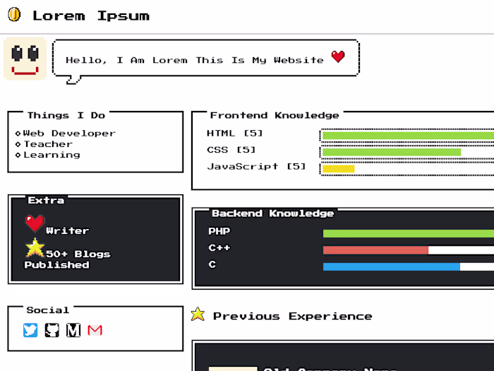 8-Bit UI Kit: Retro-Inspired Web Design System