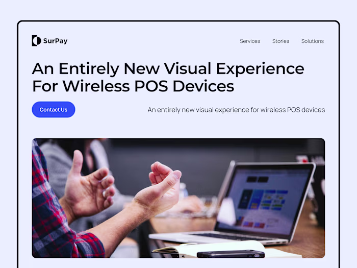 SurPay- SaaS Website Landing Page