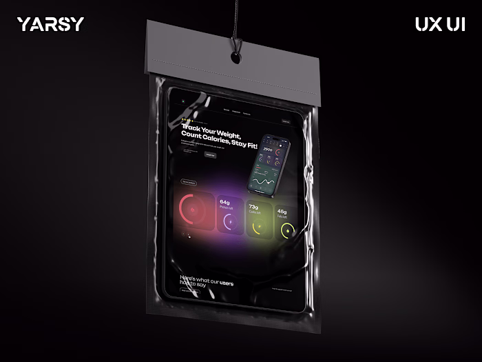 SaaS Landing Page - Healthcare | Fitness app