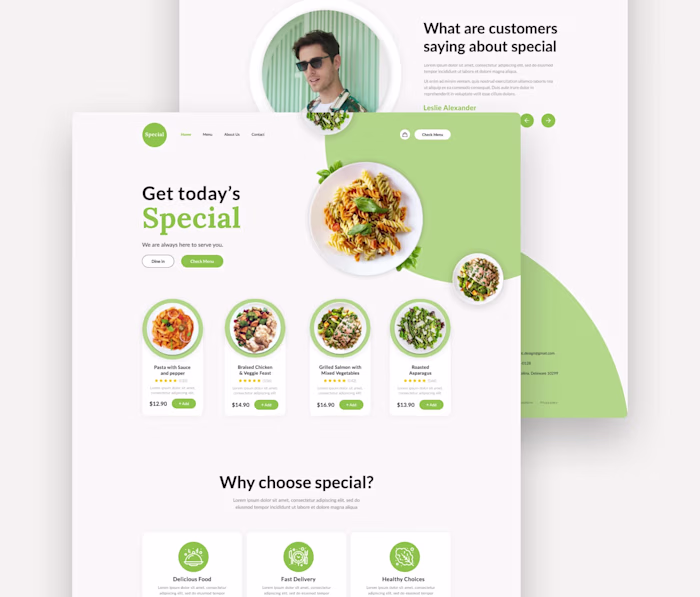 Restaurant Website Design