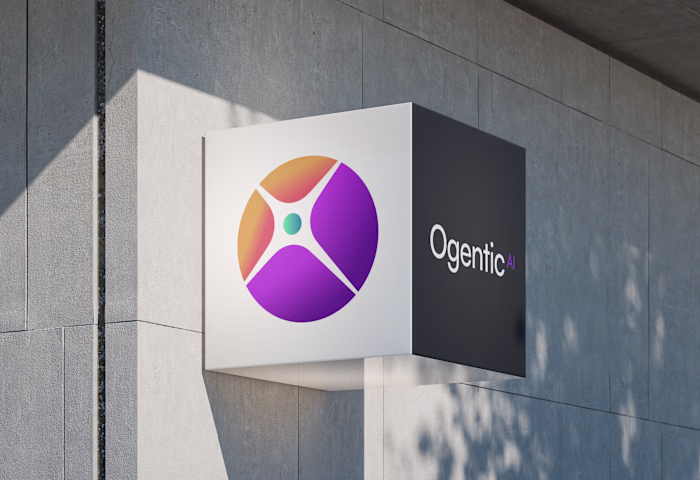 Ogentic AI Brand Adentity design