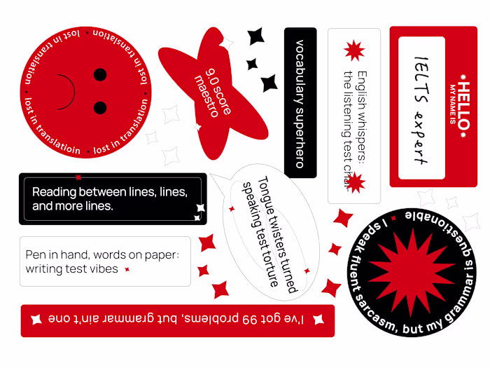 SCHOOL OF ENGLISH | Stickerpack graphics & Creative ideas