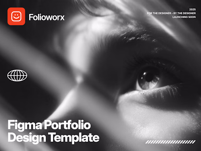 Folioworx - A Figma Portfolio Design Template