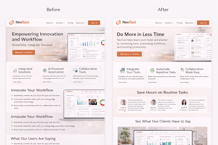 Clarity Enhancement for Product Messaging