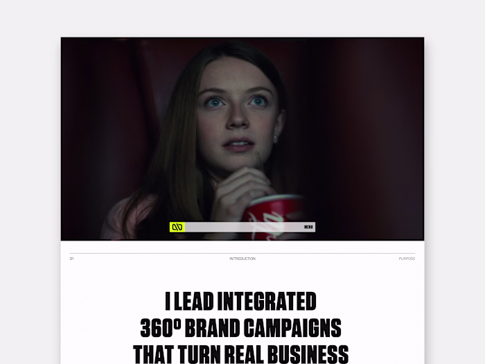 Portfolio Framer Website Development for Branding Expert