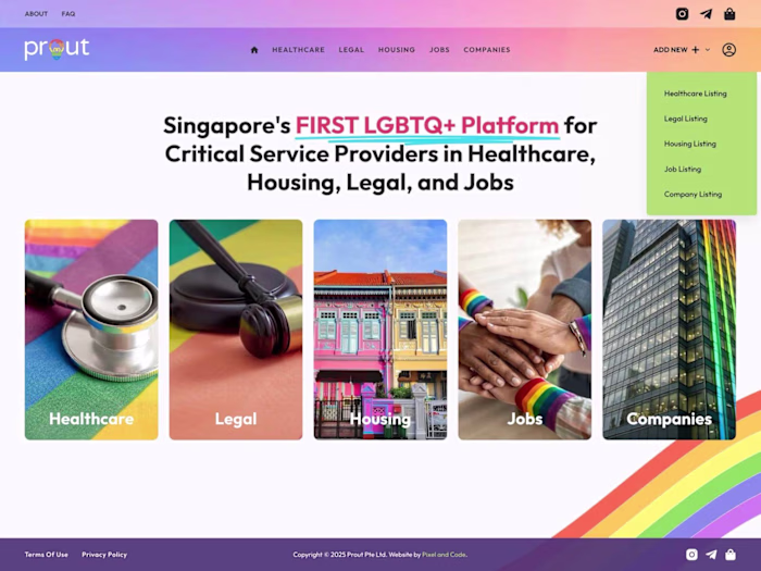 Prout's Directory Platform