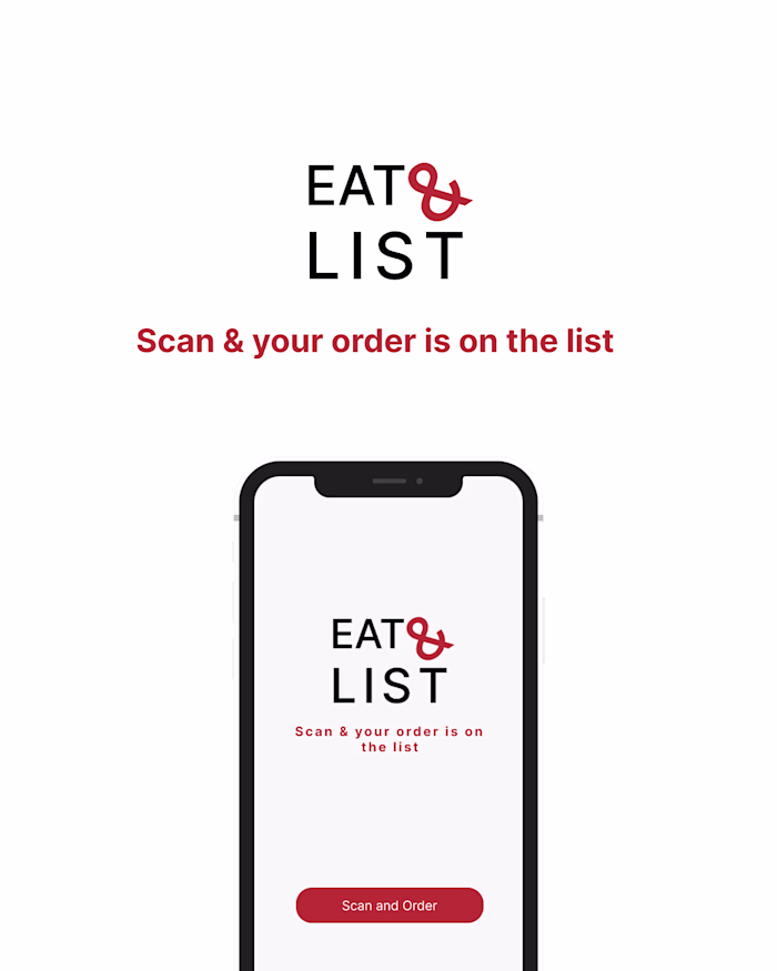 Eat & List, Online App Order