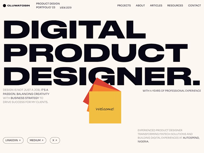 Portfolio Build - Oluwatosin