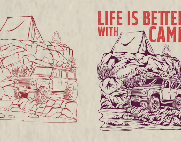 LIFE IS BETTER WITH CAMP :: Behance