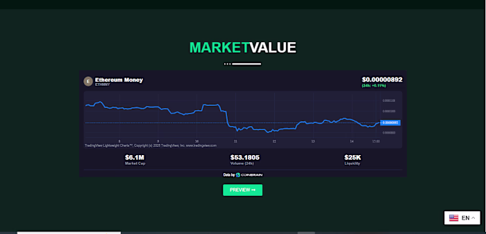 My Challenge Showcase: Ethmny.io.
Taking part