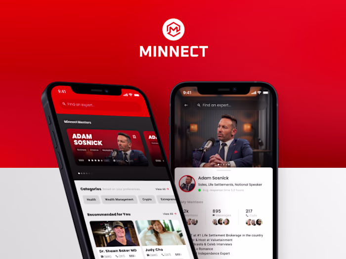 Minnect: New User Flow Redesign