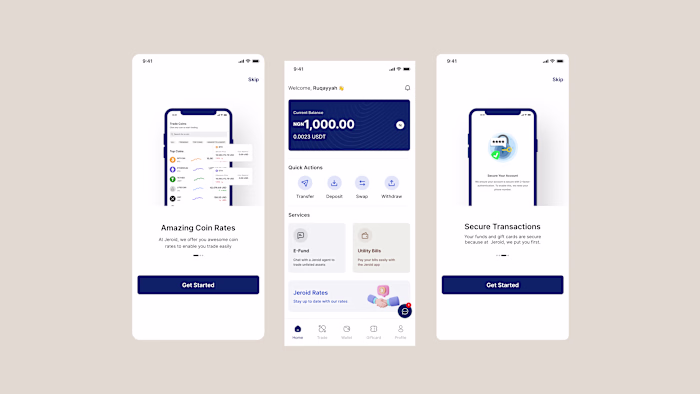 Jeroid Mobile App V.2.0 Design
