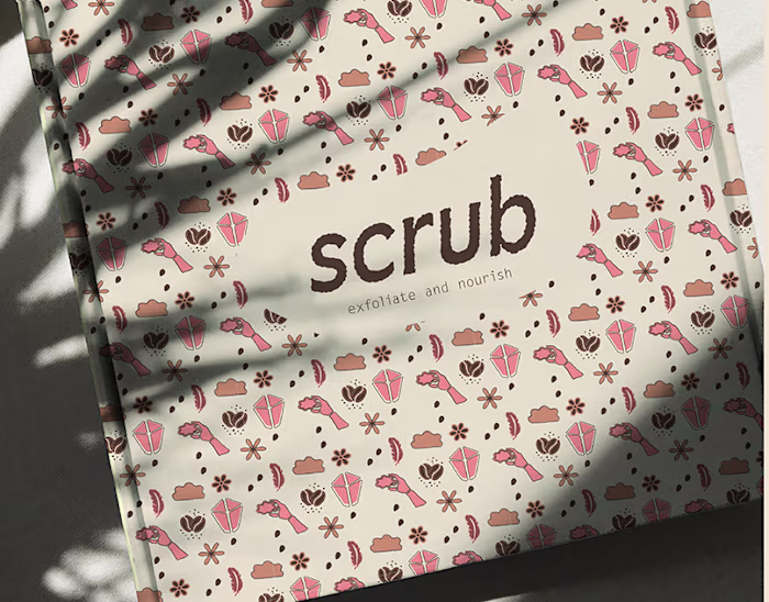 sugar scrub brand identity design | Behance :: Behance