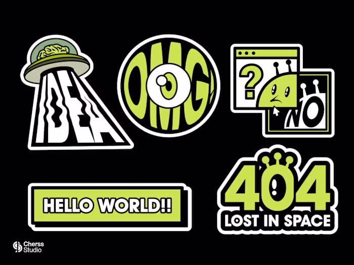 Stickers aliens