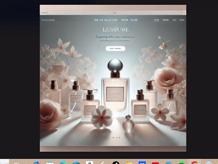 Perfume Brand Website Design